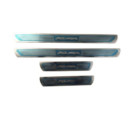 Ford Kuga Stainless Steel Door Sill Protector Strips Scuff Plates Chrome 4pcs