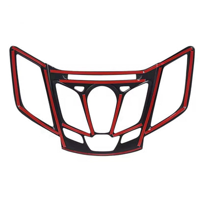 Carbon Fibre Interior Centre Dash Centre Console Trim With Holes For Ford Fiesta MK7