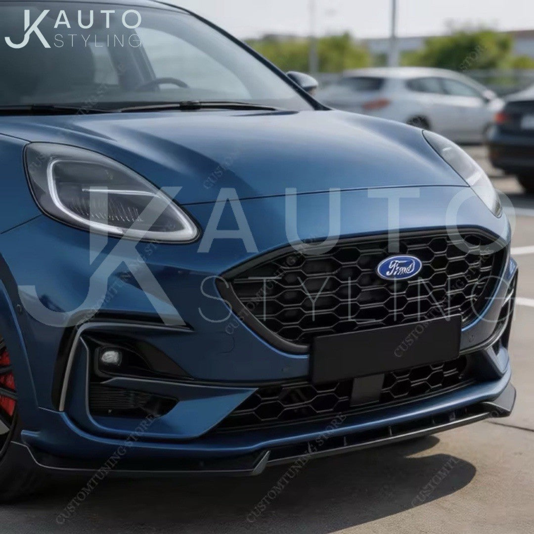 Ford Puma ST ST Line MK1 2019-2024 Gloss Black Front Splitter Lip Low Line Kit