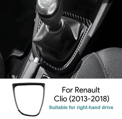 Renault Clio 2013-2018 Carbon Fibre Centre Console Gear Panel Surround Trim