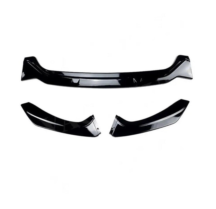BMW 1 Series F20 F21 LCI 2015-2019 M Sport Gloss Black Front Splitter Bumper Lip