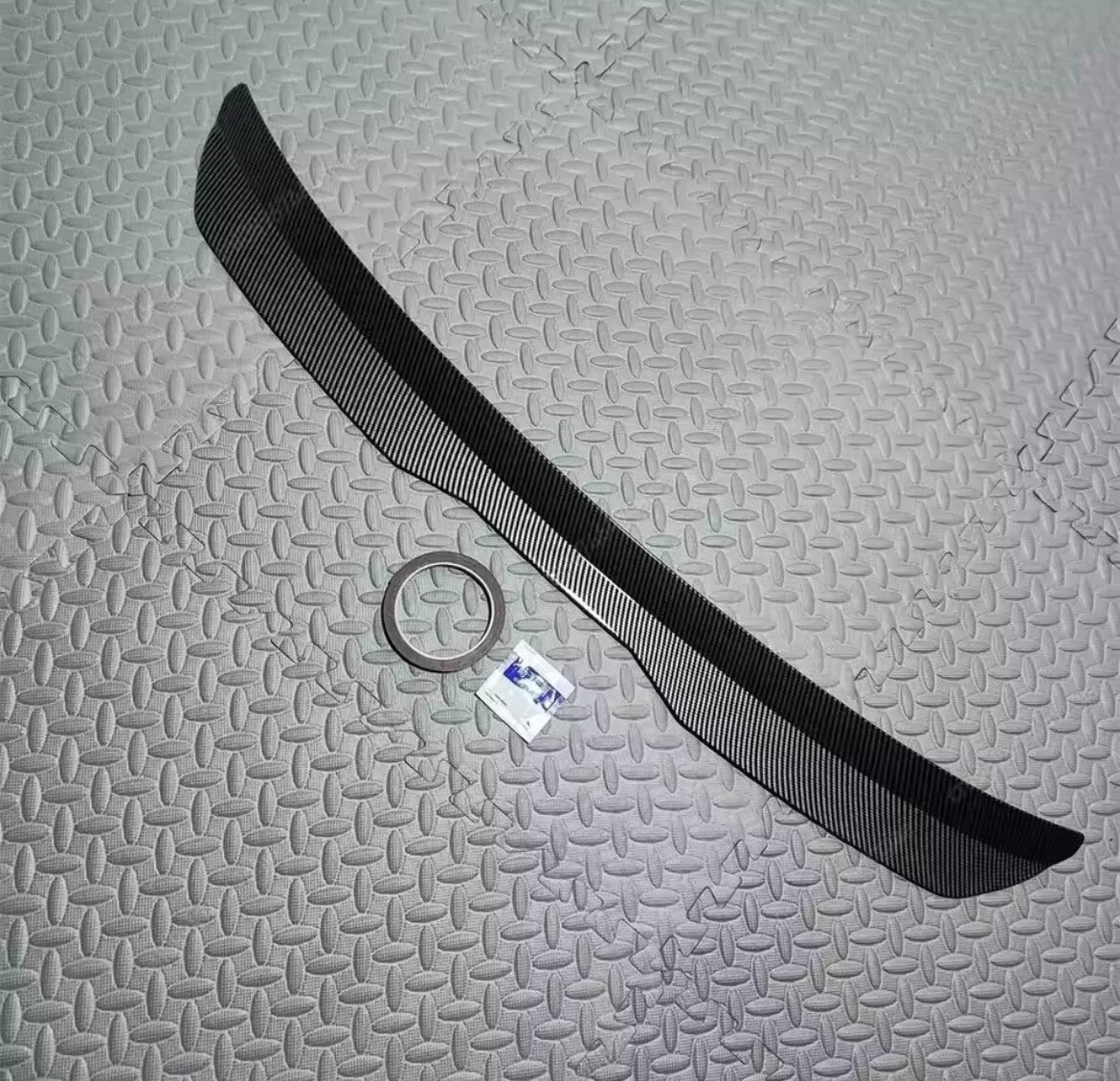 Seat Ibiza MK5 6F 2017-2021 Carbon Fibre Spoiler Extension Rear Wing Lip Roof