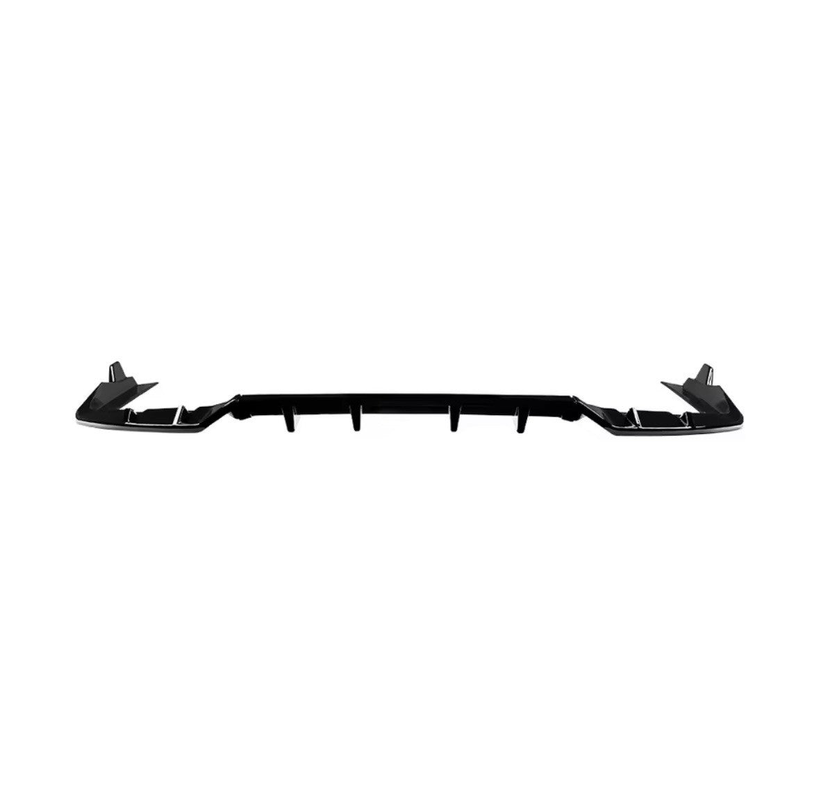 BMW 2 Series F74 2024+ M Sport Gloss Black Rear Bumper Diffuser With Blades