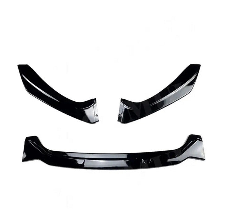BMW 1 Series F20 F21 LCI 2015-2019 M Sport Gloss Black Front Splitter Bumper Lip