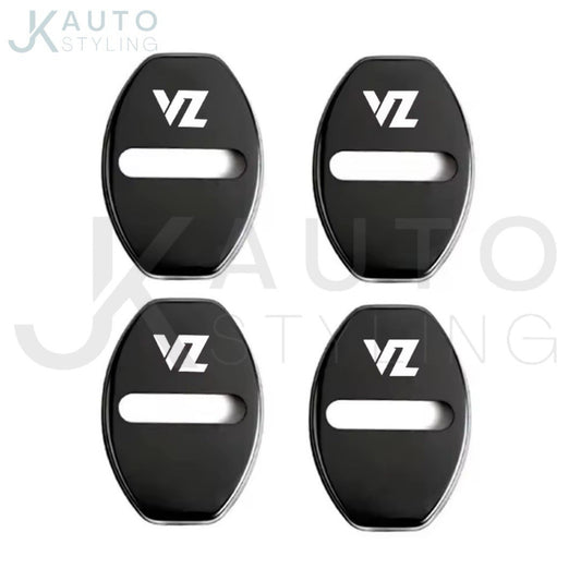 Black Stainless Door Lock Covers For Cupra VZ Formentor Leon Born Ateca 4pcs