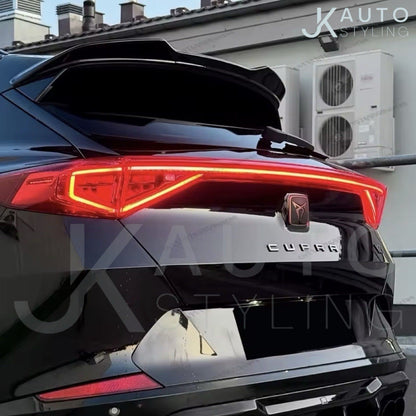 Gloss Black Spoiler Extension Rear Wing Lip For Cupra Formentor MK1 VZ 2021-2026