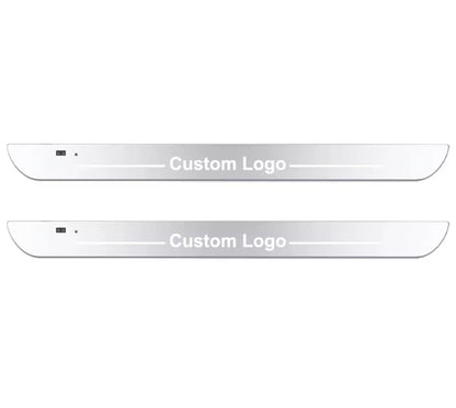 Custom Wireless LED Colour Change Door Sill Protectors USB Recharge Universal