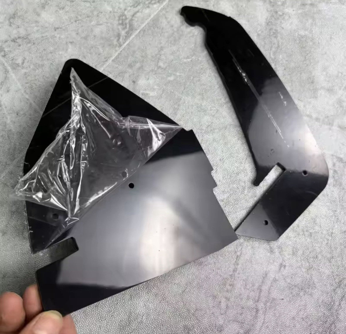 Ford Focus RS MK3 2015-2018 Rear Blade Style Diffuser Body Kit Gloss Black