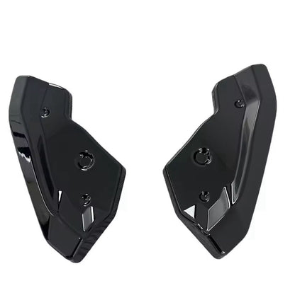 Gloss Black Rear Spats Bumper Side Splitters For Seat Leon MK3.5 2016-2020