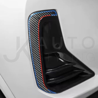 BMW X4 G02 X3 G01 Carbon Fibre Front Bumper Side Vent Trim Surround M Styling