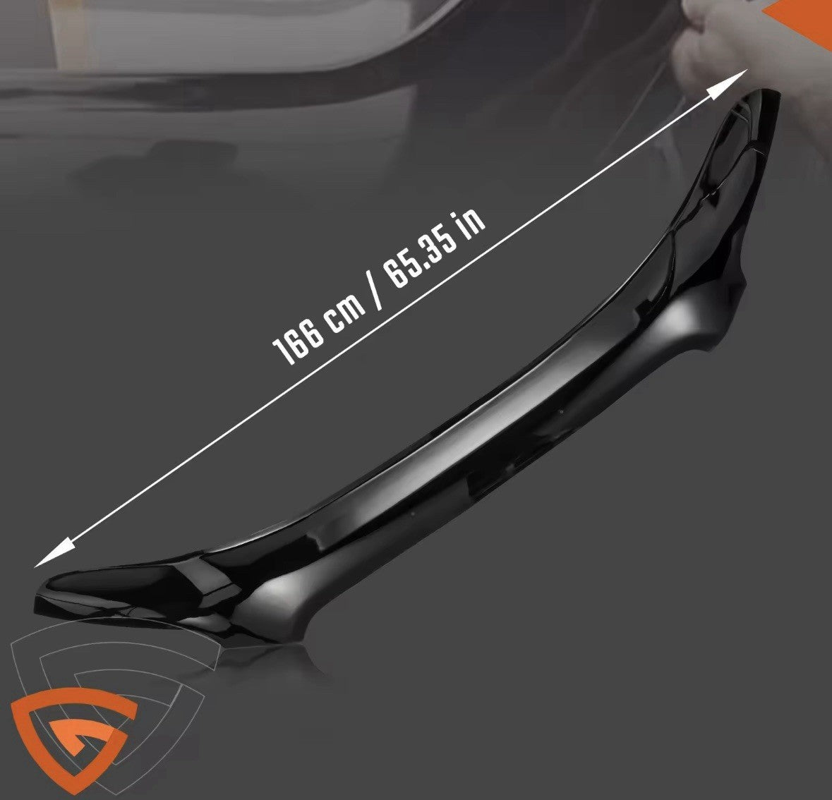 FORD TRANSIT MK8 2014-2020 BONNET WIND DEFLECTOR STONE PROTECTOR GUARD BRA