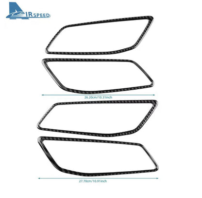 Carbon Fibre Interior Door Handle Surrounds For BMW 1 2 Series F40 F44 RHD