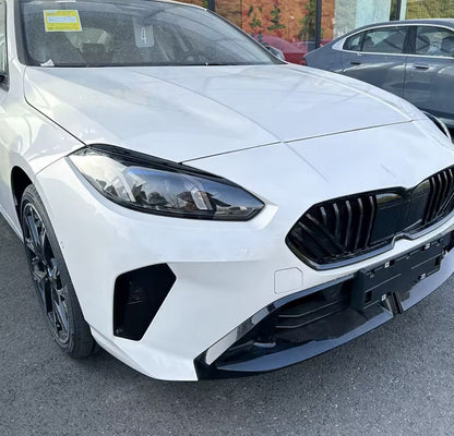 BMW 1 Series F70 2 Series F74 2024+ Gloss Black Headlight Eyelids Eyebrows 2pcs