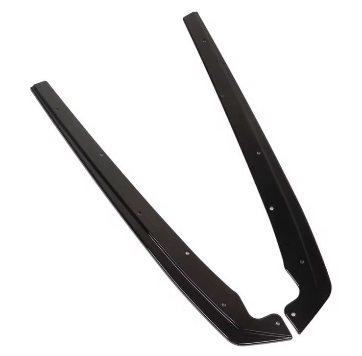 BMW 5 Series G30 G31 M Sport Gloss Black Rear Spats Rear Bumper Side Splitters