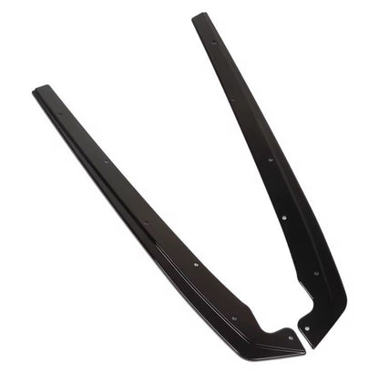 BMW 5 Series G30 G31 M Sport Gloss Black Rear Spats Rear Bumper Side Splitters