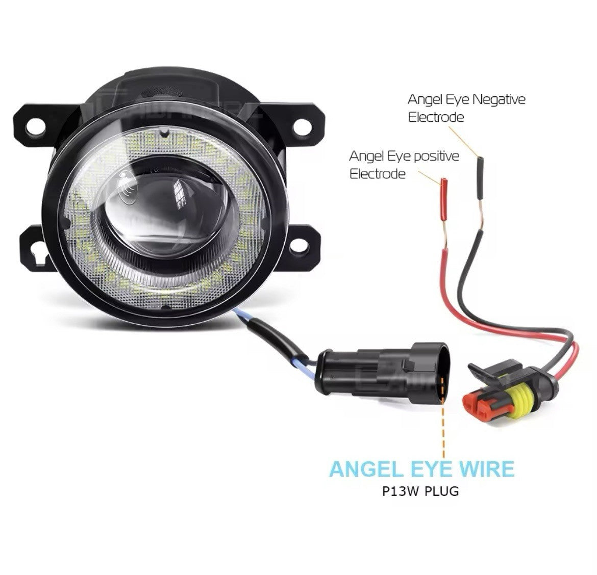 Vuaxhall Astra VXR 1998-2011 Daytime Running Halo Lights Front Fog DRL Angel H11