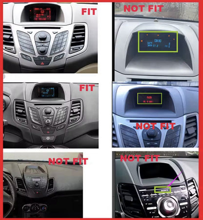 9" Carplay Android Auto Screen Upgrade With Camera For Ford Fiesta MK7 2008-2017