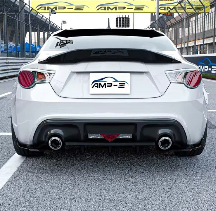 Toyota GT86 Scion FR-S 2013-2016 Subaru BRZ 2013-2021 Gloss Black Rear Diffuser