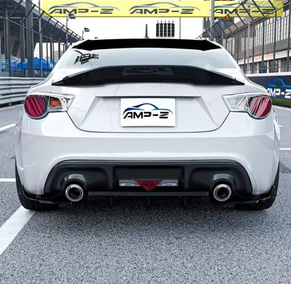 Toyota GT86 Scion FR-S 2013-2016 Subaru BRZ 2013-2021 Gloss Black Rear Diffuser