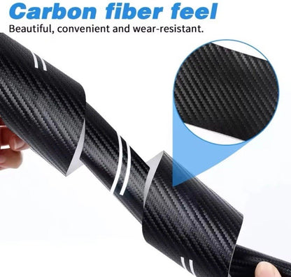 Ford Focus Carbon Fibre Effect Adhesive Door Sills & Boot Sill 5pcs Kit