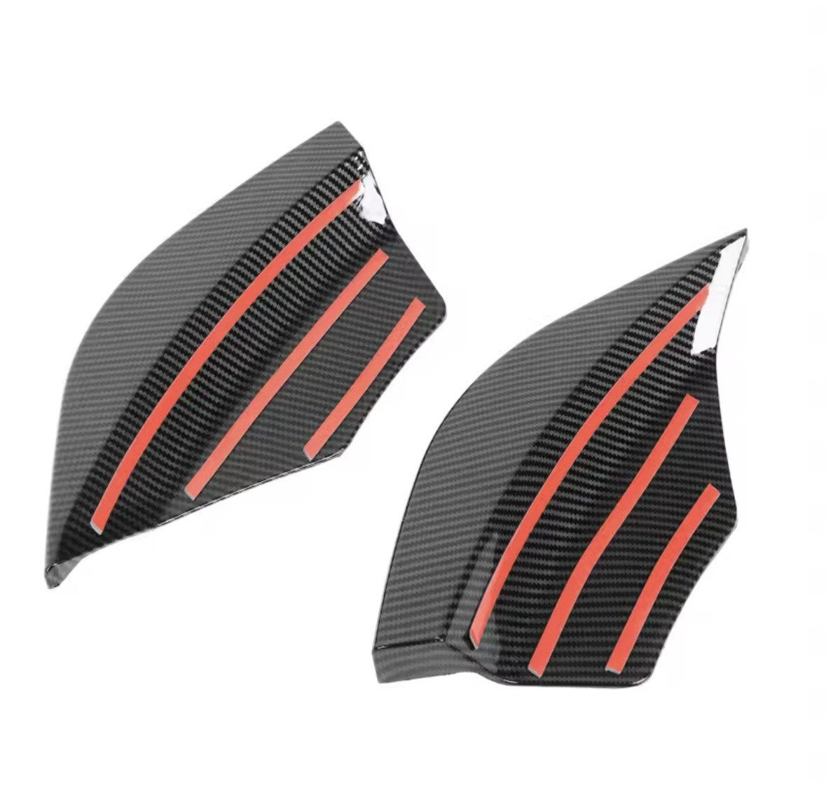 Mercedes A Class W176 AMG Line Carbon Fibre Rear Spats Rear Bumper Side Splitter
