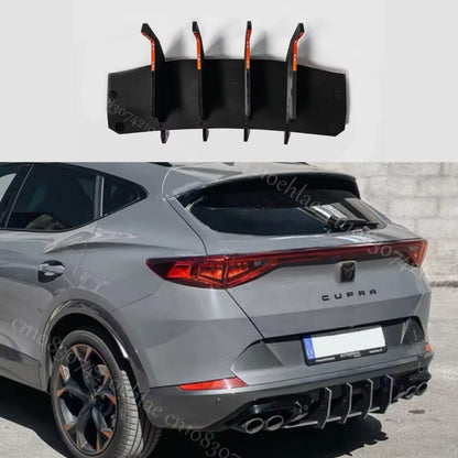 Cupra Formentor VZ Rear Blade Style Diffuser Body Kit Gloss Black GTR Look