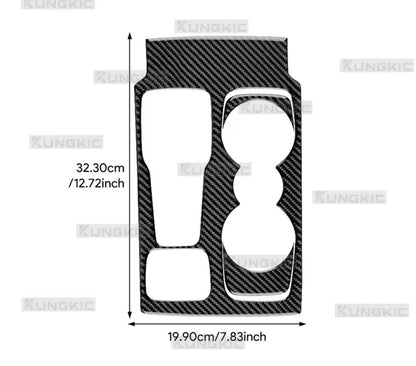 Carbon Fibre Centre Console Gear Panel Trim For Ford Focus MK4 2019-2025 RHD