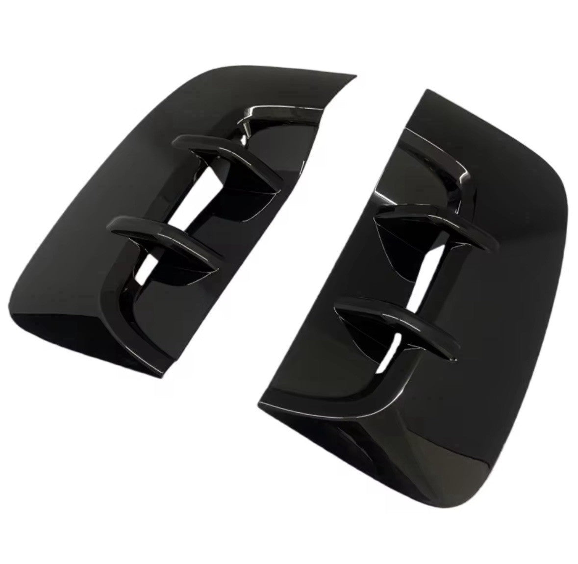 Kia Stinger 2017-2023 Gloss Black Side Fender Vent Canards Trims 2pcs
