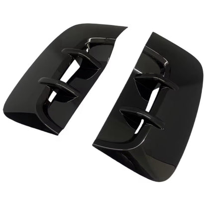 Kia Stinger 2017-2023 Gloss Black Side Fender Vent Canards Trims 2pcs
