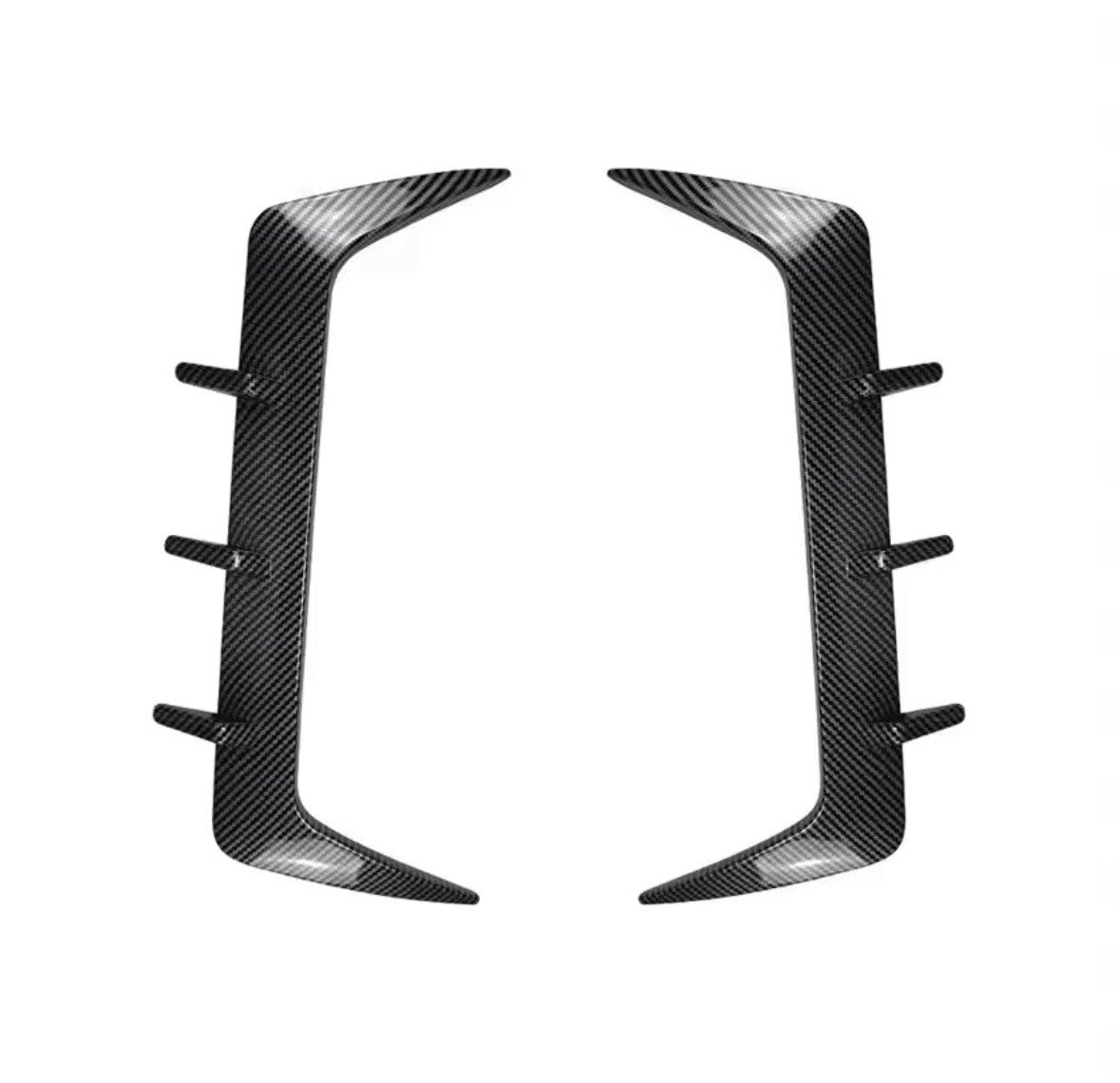 BMW 2 Series F74 2024+ M Sport Carbon Fibre Rear Bumper Side Vent Canards 2pcs