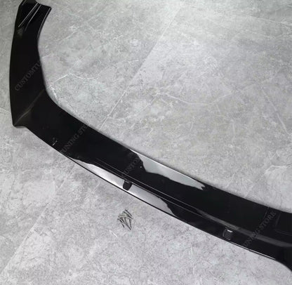 Ford Fiesta ST ST Line MK8 2018-2021 Front Splitter Gloss Black Bumper Lip