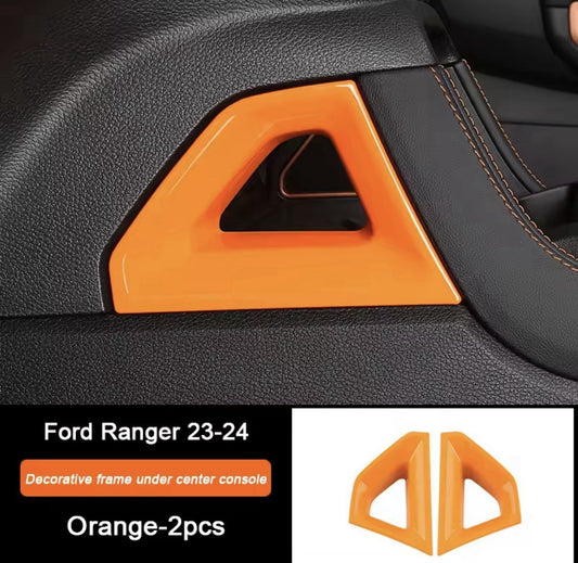 Orange Centre Console Trim Gap For Ford Ranger Raptor Wildtrak T9 2023-2024