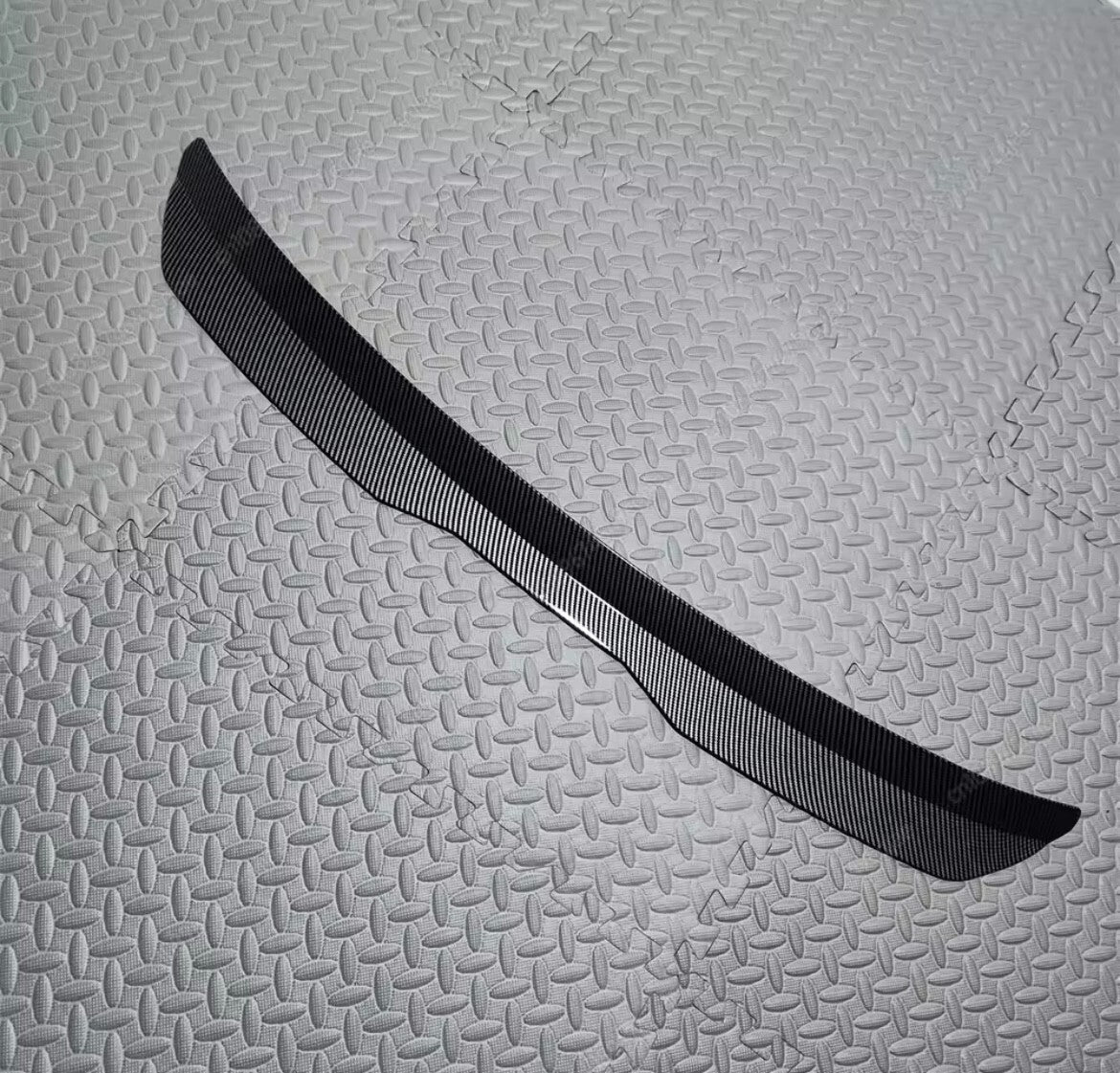 Seat Ibiza MK5 6F 2017-2021 Carbon Fibre Spoiler Extension Rear Wing Lip Roof