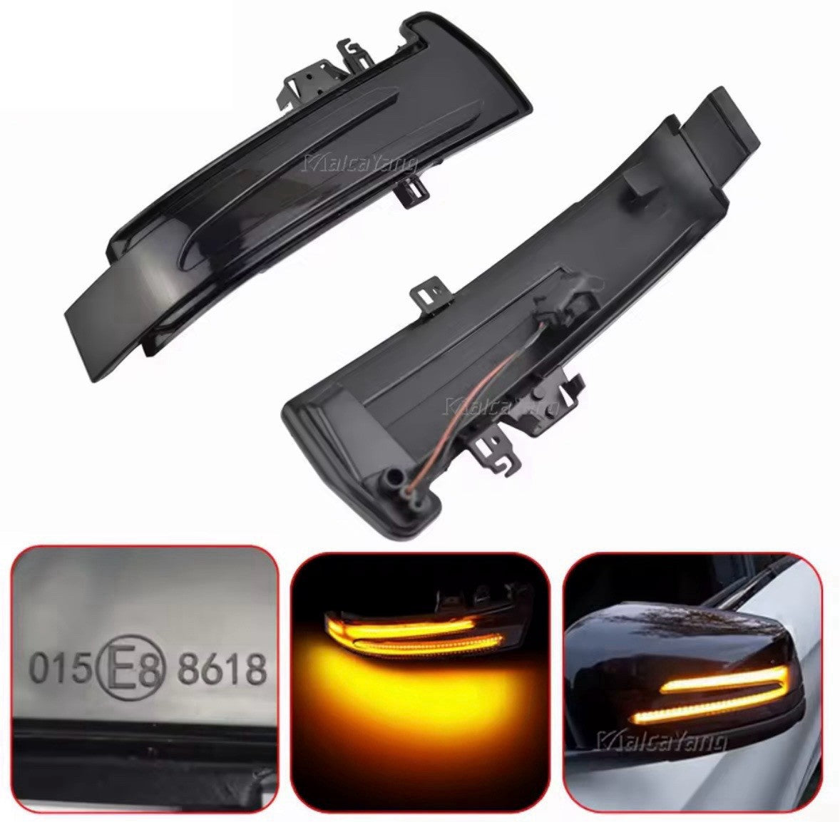 Mercedes A B C E S Class GLA Dynamic Indicators LED Sequential Mirror Indicators