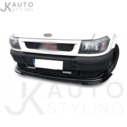 GLOSS BLACK FRONT SPLITTER LIP FOR FORD TRANSIT 2002-2013 BUMPER LIP