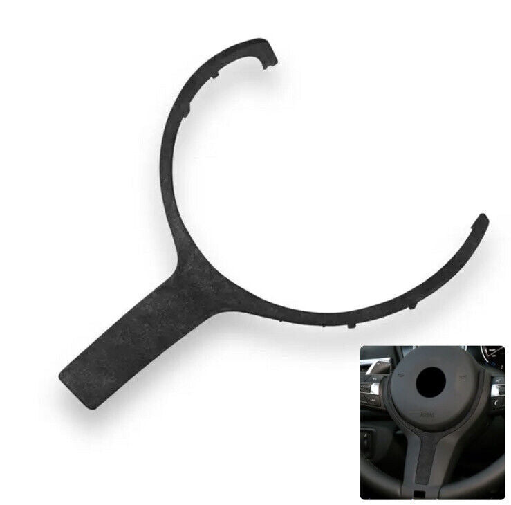 BMW 1 2 3 4 5 6 Series M Sport Black Alcantara Steering Wheel Central Trim
