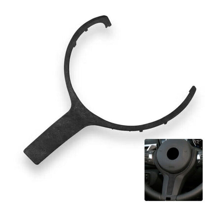 BMW 1 2 3 4 5 6 Series M Sport Black Alcantara Steering Wheel Central Trim