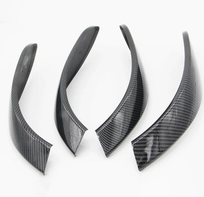 BMW 3 Series 4 Series Carbon Fibre Effect Interior Door Grab Handle Covers 4pcs