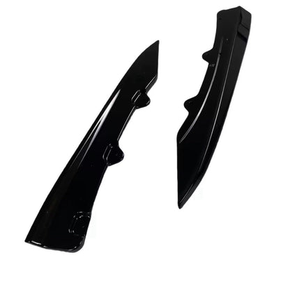 Gloss Black Rear Spats Corner Splitters For BMW 3 Series F30 M Sport 2012-2019