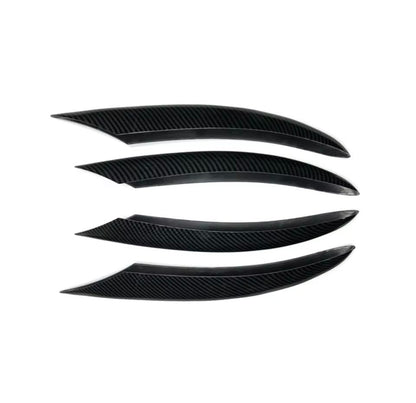 Mercedes Benz C Class W205 C205 Carbon Fibre Front Bumper Side Vent Trims 4pcs