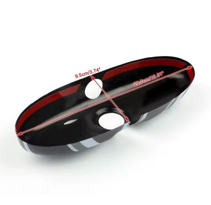 Gold Union Jack Rearview Mirror Case Cover For Mini R55 R56 R57 R60 R61