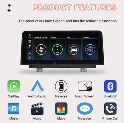 10.25" NBT Linux Screen Upgrade Carplay Android Auto For BMW 3 4 Series 2012-16