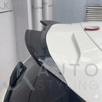 Gloss Black Spoiler Extension Rear Lip For Ford Focus MK4 ST Line 2019-2025