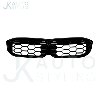 BMW 3 Series G20 G21 2023-2025 Gloss Black Diamond Honeycomb Kidney Grille