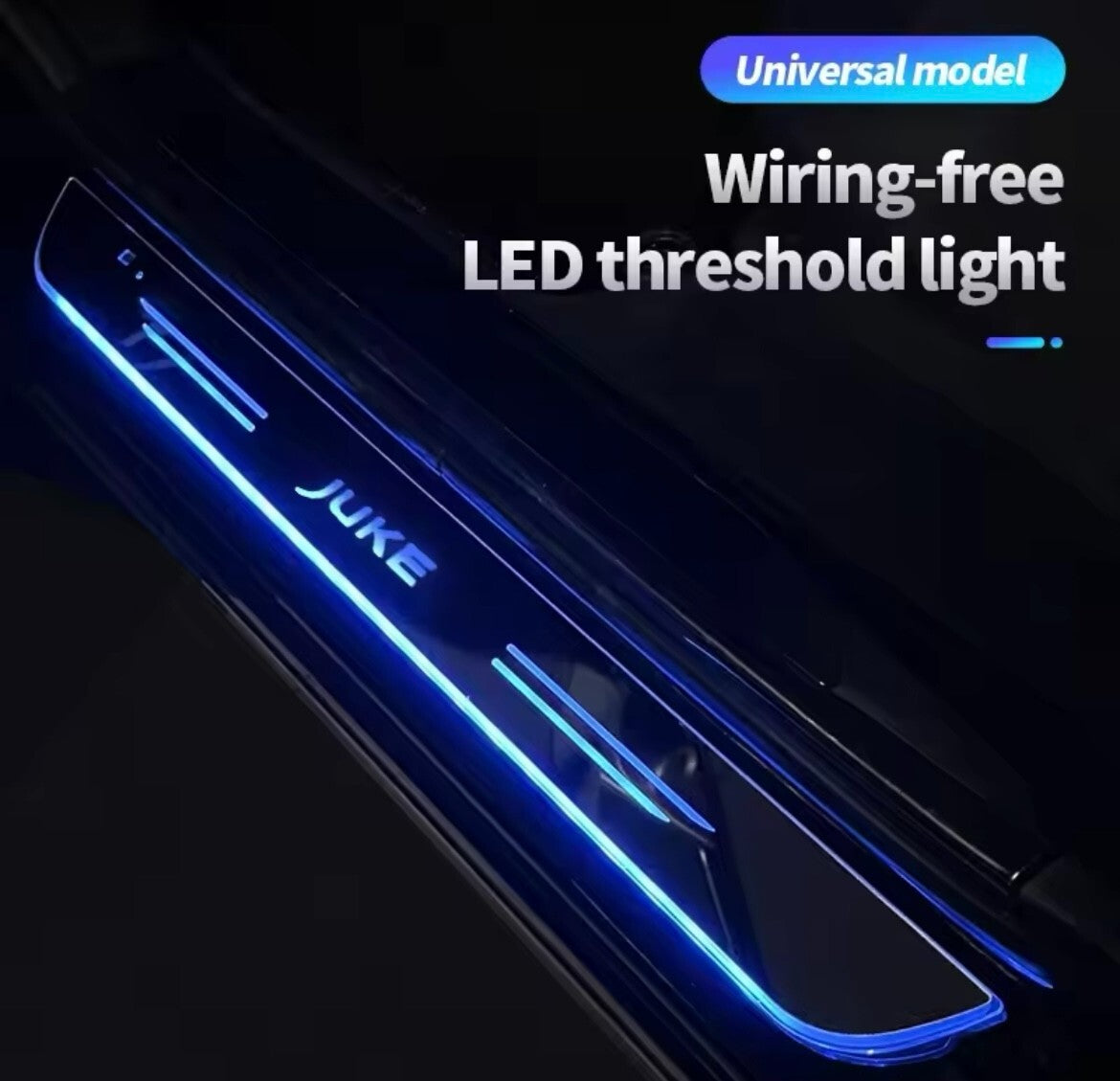Nissan Juke LED Colour Change Door Sill Protector Strips USB Wireless RGB