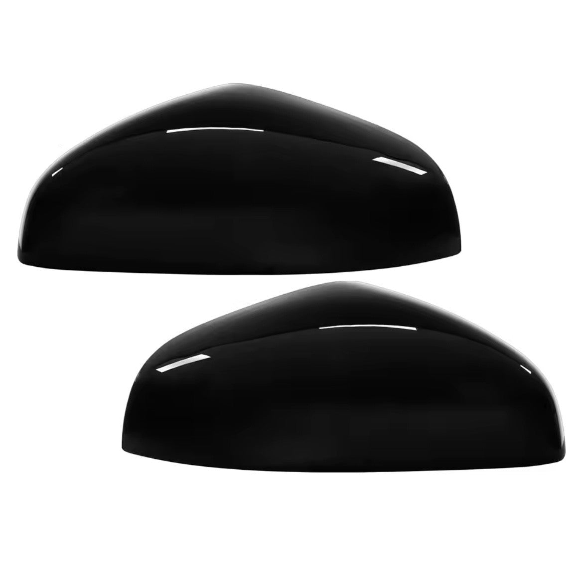 Ford Fiesta MK8 2017-2022 Gloss Black Wing Mirror Caps Side Mirror Covers Pair