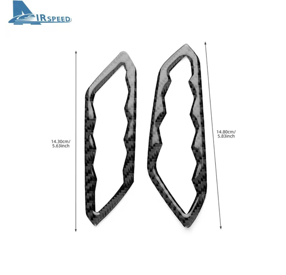 Carbon Fibre Dashboard Vent Surrounds For BMW 1 Series F40 2 Series F44 RHD