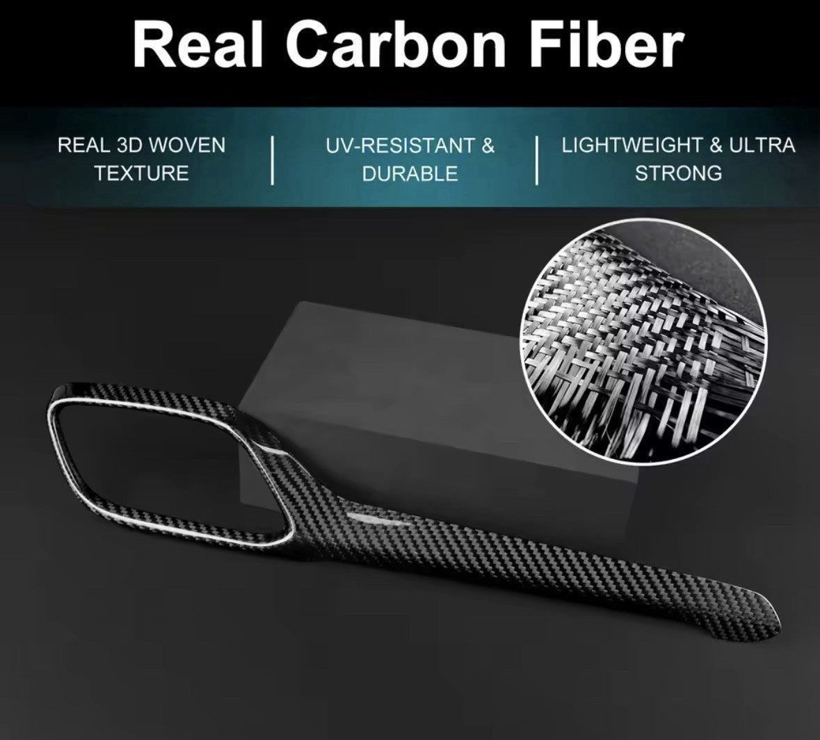 Real Carbon Fibre Passenger Side Dash Trim Cover For Ford Fiesta ST MK8 2018-23