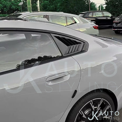 BMW 2 Series F74 2024+ Gloss Black Rear Side Window Louver Vent Covers 2pcs