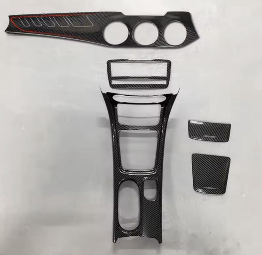 Mercedes CLA GLA W176 W117 X156 Carbon Fibre Effect Full Centre Console Trim Kit